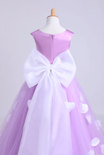 Load image into Gallery viewer, 2024 Cute A-Line Ankle-Length Flower Girl Dresses With Bow-Knot