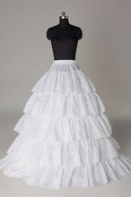 Load image into Gallery viewer, Fashion Wedding Petticoat Accessories 5 layers White Floor Length FU05