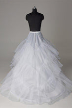 Load image into Gallery viewer, Silk Satin Wedding Petticoat Accessories White Floor Length FU03