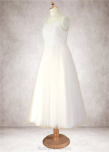 Load image into Gallery viewer, Cassie A-Line Pleated Tulle Ankle-Length Dress SRSP0020242