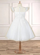 Load image into Gallery viewer, Emilie A-Line Lace Tulle Knee-Length Dress SRSP0020247