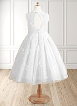 Load image into Gallery viewer, Hana Ball-Gown Lace Tulle Tea-Length Dress SRSP0020249