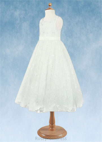 Cassandra A-Line Lace Ankle-Length Dress SRSP0020244