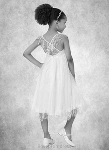Gill A-Line Lace Tea-Length Dress SRSP0020242
