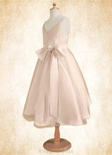 Load image into Gallery viewer, Naima A-Line Pleated Tulle Tea-Length Dress SRSP0020249