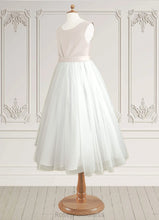 Load image into Gallery viewer, Alyvia Ball-Gown Pleated Tulle Ankle-Length Dress SRSP0020246