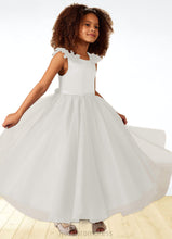 Load image into Gallery viewer, Lailah A-Line Bow Tulle Ankle-Length Dress SRSP0020249