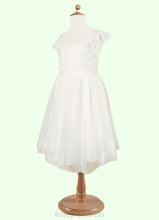 Load image into Gallery viewer, Natalia Lace Bow Tulle Knee-Length Dress SRSP0020241