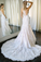 Charming Mermaid Ivory Sleeveless Lace Wedding Dresses With SRSPRAYR4PA