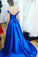 2023 Off The Shoulder Prom Dress Lace Up Back Sain Sweep Train