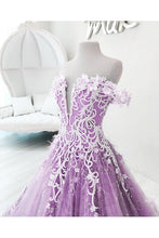 Load image into Gallery viewer, Off The Shoulder Gorgeous Long Prom Dress Charming Formal Dress With SRSPKXA1PHA