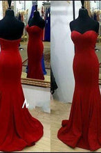 Load image into Gallery viewer, Pd61053 Charming Prom Dress Satin Prom Dress Mermaid Prom Dress Sweetheart Evening Dress