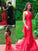 New Fashion Red with Straps Backless Prom Dress Open Backs Evening Formal Gowns RS163