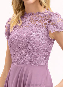 Pockets ScoopNeck Fabric Embellishment Neckline Floor-Length Length Silhouette A-Line Daisy V-Neck Natural Waist Bridesmaid Dresses