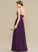 Silhouette Fabric Beading Floor-Length V-neck Length Sequins Pockets Neckline Embellishment A-Line SplitFront Bridesmaid Dresses