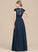 Sweetheart Embellishment Floor-Length Fabric A-Line Silhouette Ruffle Neckline Length Ginny Natural Waist A-Line/Princess Bridesmaid Dresses