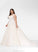 V-neck Ball-Gown/Princess Dress Kaelyn Tulle Court Wedding Dresses Wedding Train