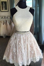 Load image into Gallery viewer, 2024 Hot Selling Lovely A Line Scoop Two-Piece Beaded Bodice Homecoming Dresses