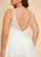 Beading A-Line V-neck Dress Wedding Thalia Sweep Sequins Split Chiffon Lace Wedding Dresses Front With Train