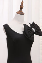 Load image into Gallery viewer, 2023 Straps Sheath Evening Dresses With Bow-Knot Sweep Train
