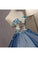 Ball Gown V Neck Sleeveless Appliqued Tulle Prom Dress Hot Quinceanera SRSP46YC47P