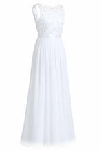 Load image into Gallery viewer, Wedding Bridesmaid Dress Chiffon Elegant Floor Length A Line