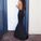 Sexy black long prom dress slim Backless Cross evening gown formal Dress RS90