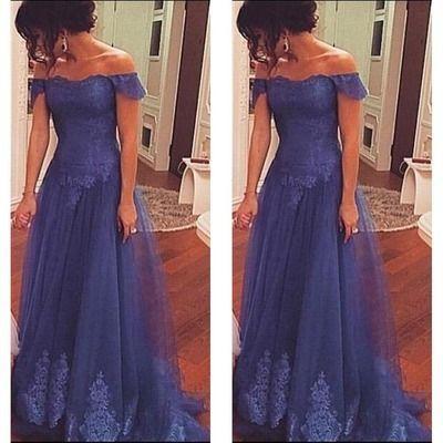 Off the shoulder Real Made Prom Dresses Evening Gowns Evening Dress BG29