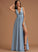 Length Fabric Neckline Pleated A-Line Embellishment V-neck Floor-Length Silhouette Chasity Spaghetti Staps A-Line/Princess Bridesmaid Dresses