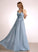 Embellishment A-Line Length Floor-Length Silhouette Fabric Lace Neckline V-neck Briana Bridesmaid Dresses
