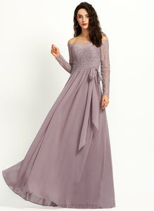 Silhouette Fabric Floor-Length Neckline Length Straps A-Line Off-the-Shoulder Lace Bethany A-Line/Princess V-Neck Bridesmaid Dresses