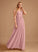 Bow(s) Neckline Ruffle V-neck Silhouette Embellishment Fabric A-Line Length Floor-Length Dylan Bridesmaid Dresses
