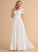 V-neck Mckayla Dress Wedding Dresses Chiffon Wedding A-Line Lace Floor-Length