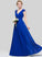 Length Neckline A-Line Floor-Length Silhouette Fabric Embellishment Ruffle V-neck Persis Natural Waist V-Neck Bridesmaid Dresses
