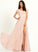 Floor-Length Neckline SplitFront SquareNeckline Silhouette Embellishment A-Line Length Fabric Mariam Sleeveless A-Line/Princess Bridesmaid Dresses