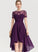 Lace A-Line Neckline Length Asymmetrical Fabric ScoopNeck Sleeve Silhouette Margaret V-Neck A-Line/Princess Bridesmaid Dresses