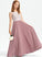 Junior Bridesmaid Dresses Thalia Floor-Length V-neck A-Line Lace Chiffon