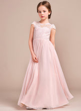 Load image into Gallery viewer, A-LineScoopNeckFloor-LengthChiffonLaceJuniorBridesmaidDress#81155 Sanai Junior Bridesmaid Dresses