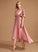 Satin Neckline Length Straps Silhouette HighNeck Fabric Asymmetrical A-Line Molly A-Line/Princess Floor Length Bridesmaid Dresses