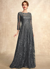 Load image into Gallery viewer, Mother of the Bride Dresses Lace Bride the Scoop of Neck Dress With Floor-Length Avah Sequins A-Line Mother