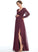 A-Line Floor-Length Neckline Fabric Length Embellishment V-neck SplitFront Silhouette Lillie Floor Length Natural Waist Bridesmaid Dresses