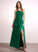 SplitFront Embellishment Floor-Length Neckline Silhouette One-Shoulder Fabric Length A-Line Kaley Bridesmaid Dresses