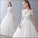 White Off-the-Shoulder Ball Gown Beads Sweetheart Floor-Length Wedding Dress RS751
