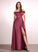 Neckline Embellishment SplitFront Fabric A-Line Off-the-Shoulder Floor-Length Silhouette Length Lacey Floor Length Sleeveless Bridesmaid Dresses