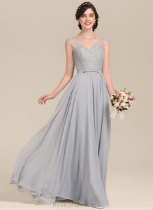 V-neck Floor-Length Embellishment A-Line Bow(s) Neckline Length Fabric Silhouette Carolina Bridesmaid Dresses