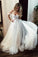Unique Off the Shoulder Ivory Long Wedding Dress with Appliques, Sweetheart Wedding Gowns SRS15461
