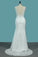 2024 Lace V Neck Wedding Dresses Mermaid With Sash Court Train