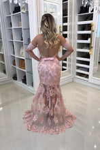 Load image into Gallery viewer, 2024 Mermaid Prom Dresses Tulle With Appliques And Beads
