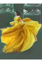 Load image into Gallery viewer, A-Line/Princess Sweetheart Sleeveless Floor-Length Beading Satin Dresses