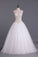2023 Wedding Dresses A-Line Sweetheart See Through Tulle With Pearls Lace Up Floor Length